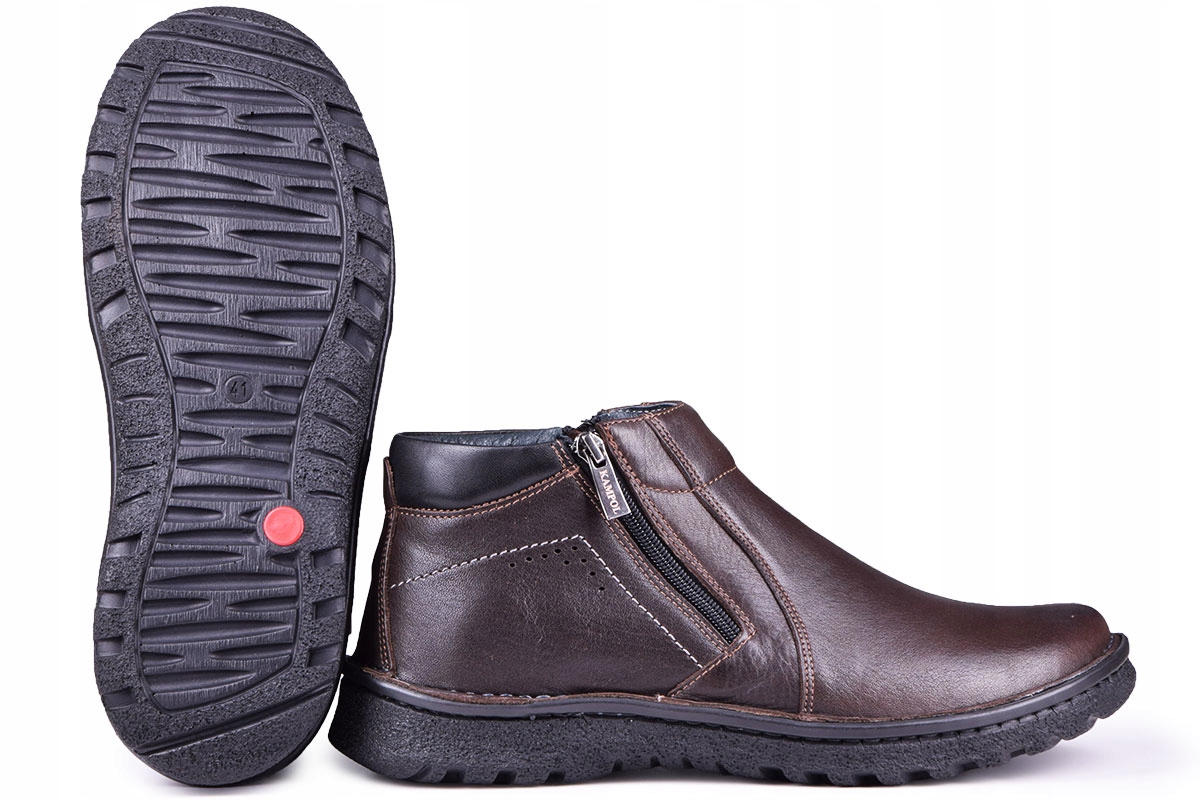 BUTY MESKIE PÓŁBUTY OCIEPLANE ZIMOWE KamPol r.48 Marka Kampol