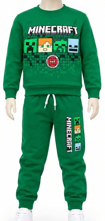 Dres minecraft 116 bluza spodnie komplet