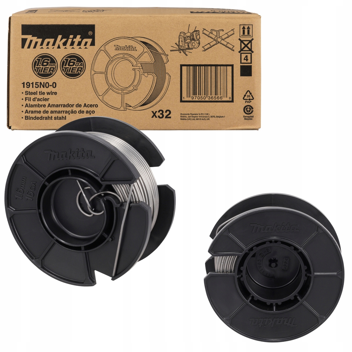 Makita Drut do wiązania zbrojeń 1,6 do wiązarki TR001G 32 rolki 1915N0-0