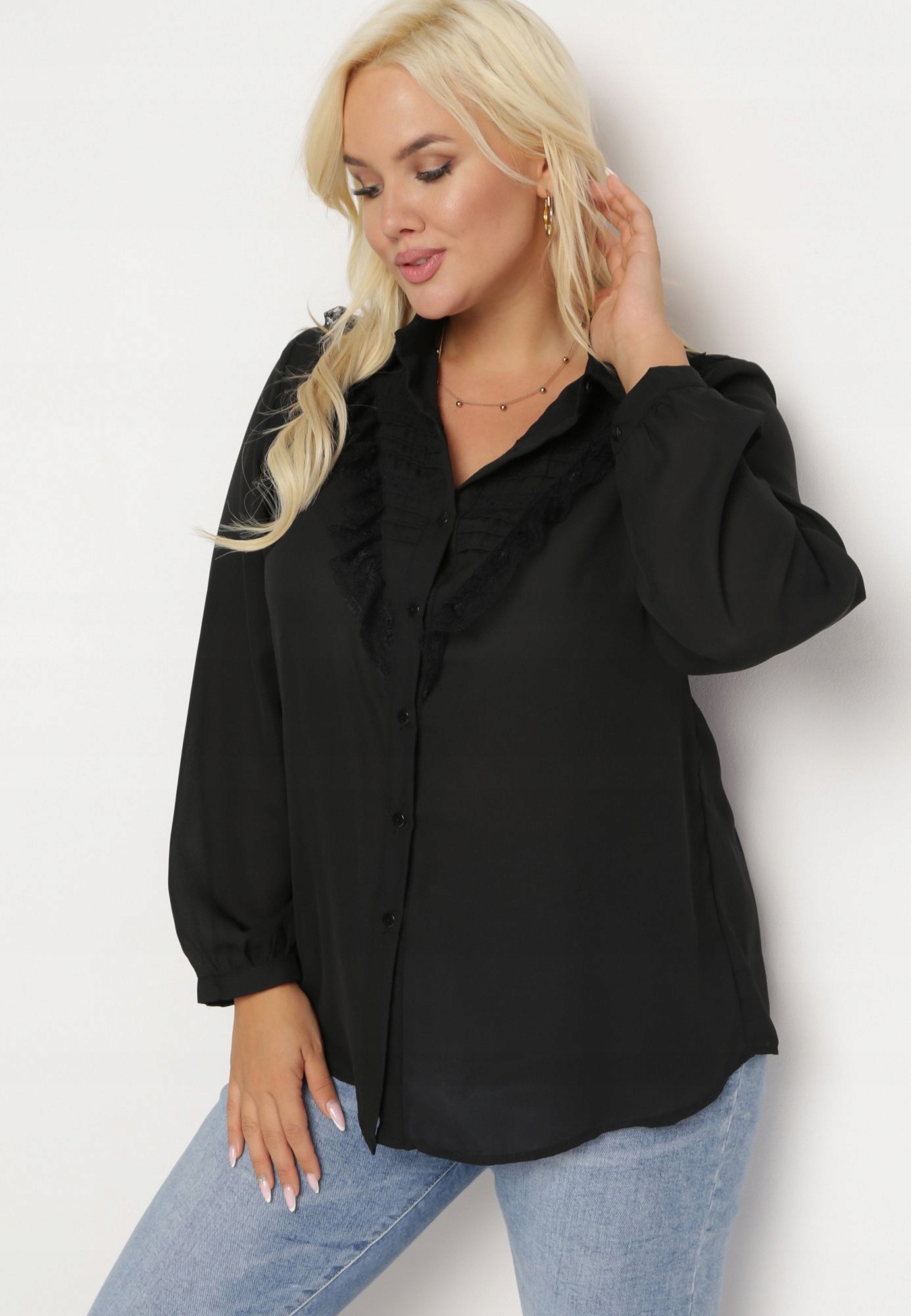 Born2Be Czarna Koszula damska