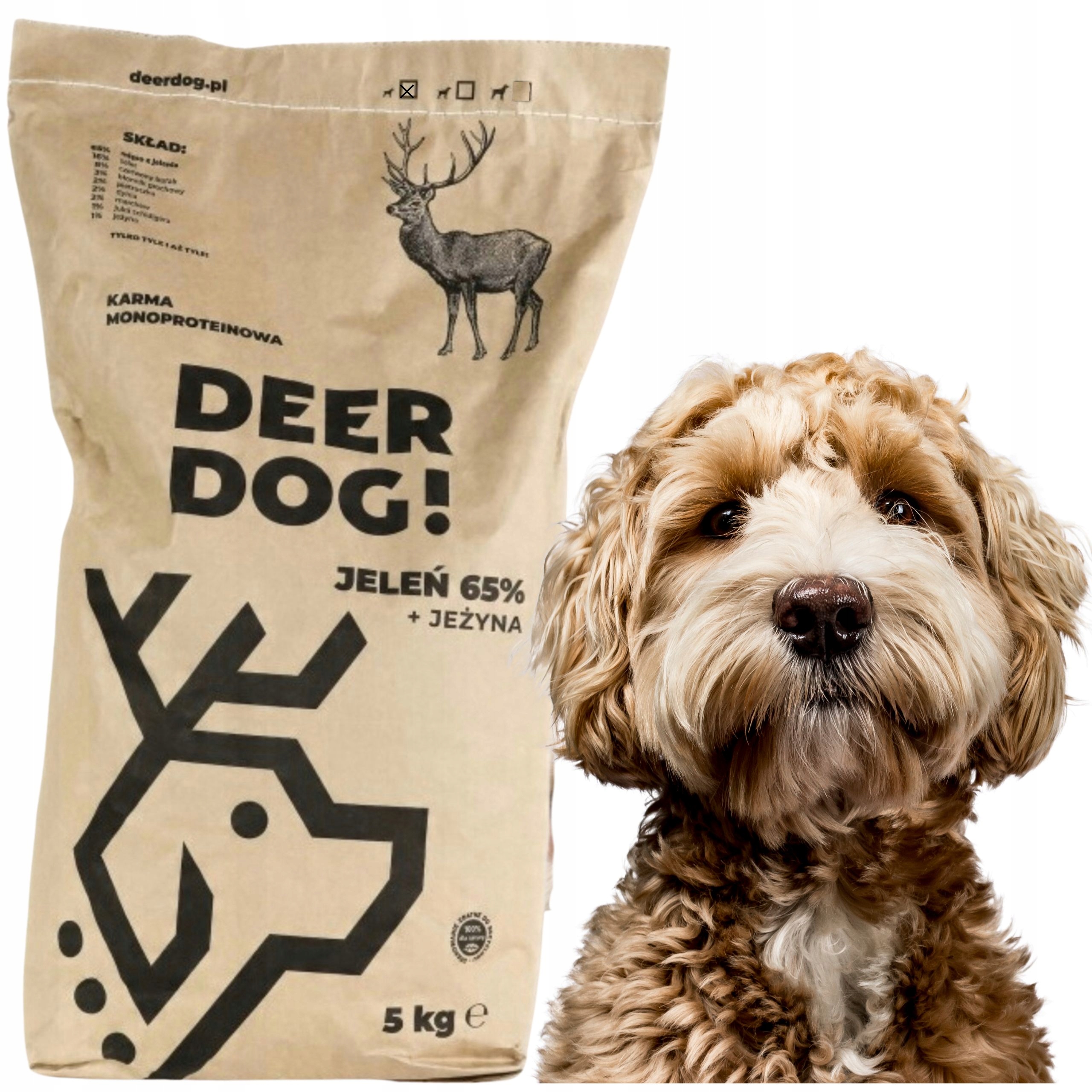 Levně Suché krmivo pro psa Jelen Ostružina Premium 5 kg s přecitlivělostí malých plemen