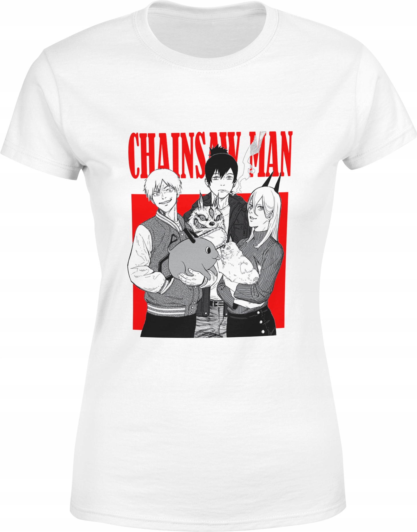 

Chainsaw Man Koszulka Damska Anime Manga Rozm. S