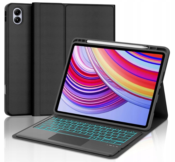 Etui Z Klawiatura Touchpad Do Xiaomi Poco Pad 12.1" Szkło Rysik