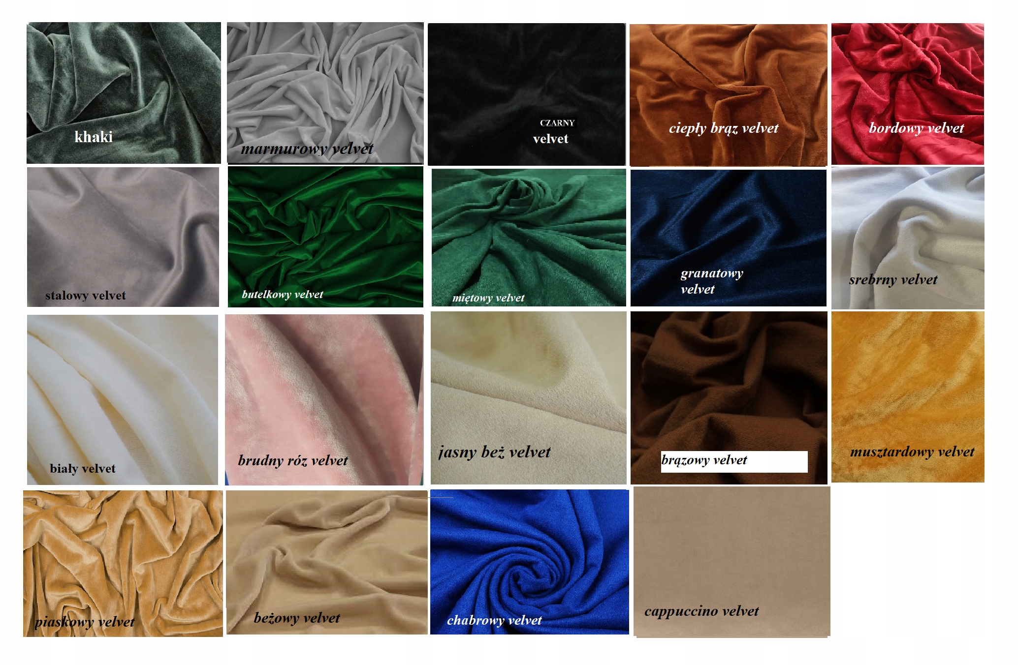 POKROWIEC NA PUF PUFA 38X38x38 WELUR Velvet Kolekcja brak