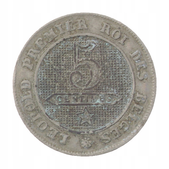 [M16254] Belgia 5 centimes 1863