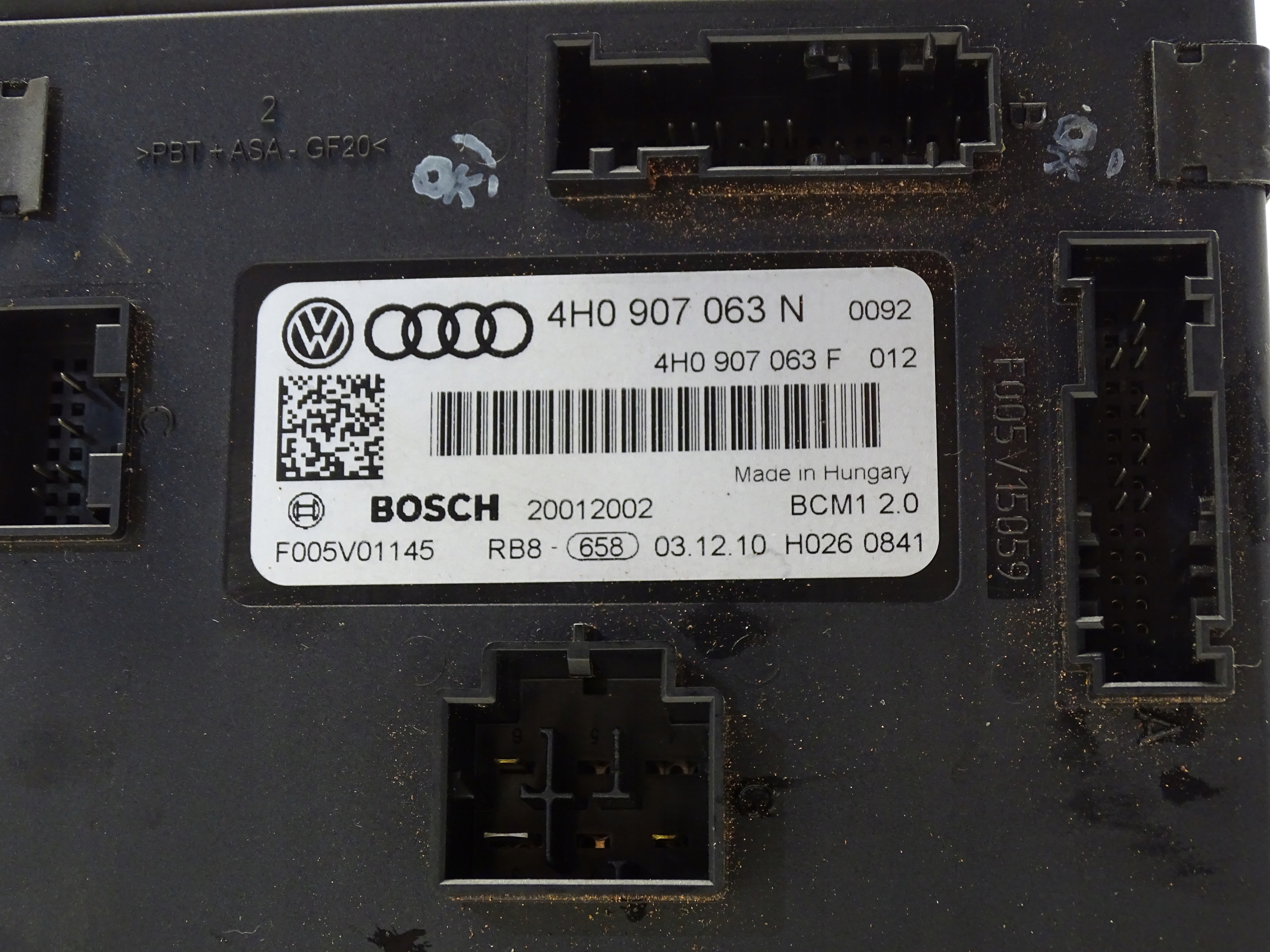 comfort control unit AUDI A6 C7 4H0907063N