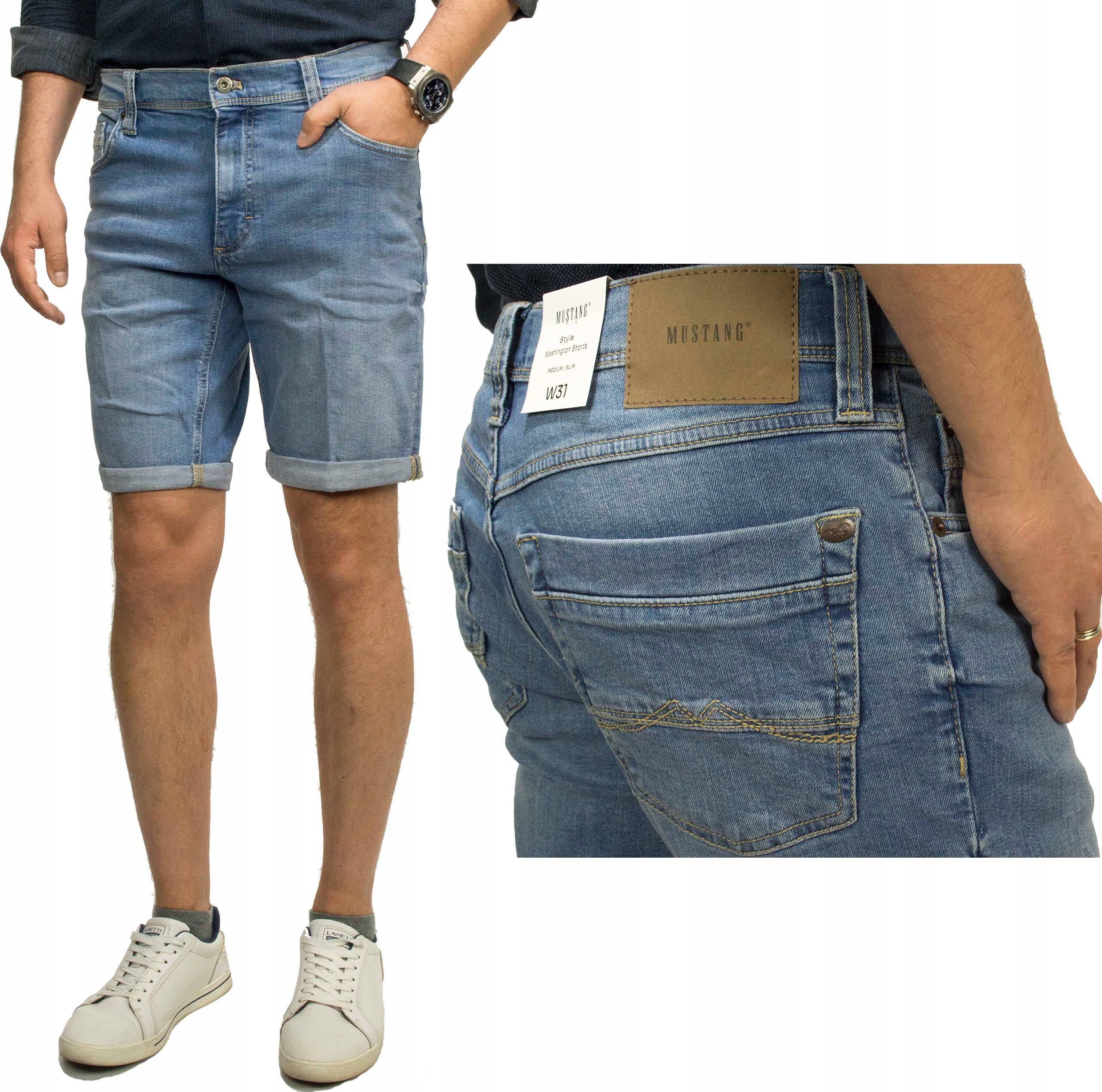 Mustang Washington Shorts 412 pánské kraťasy kraťasy W38