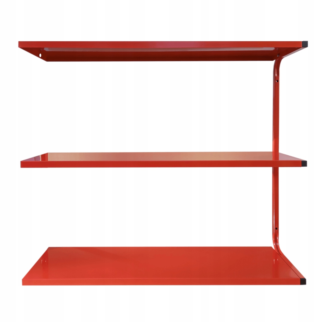 Kovová nástěnná police 93 cm dodatečná PG3RD trojitá dílna loft garáž