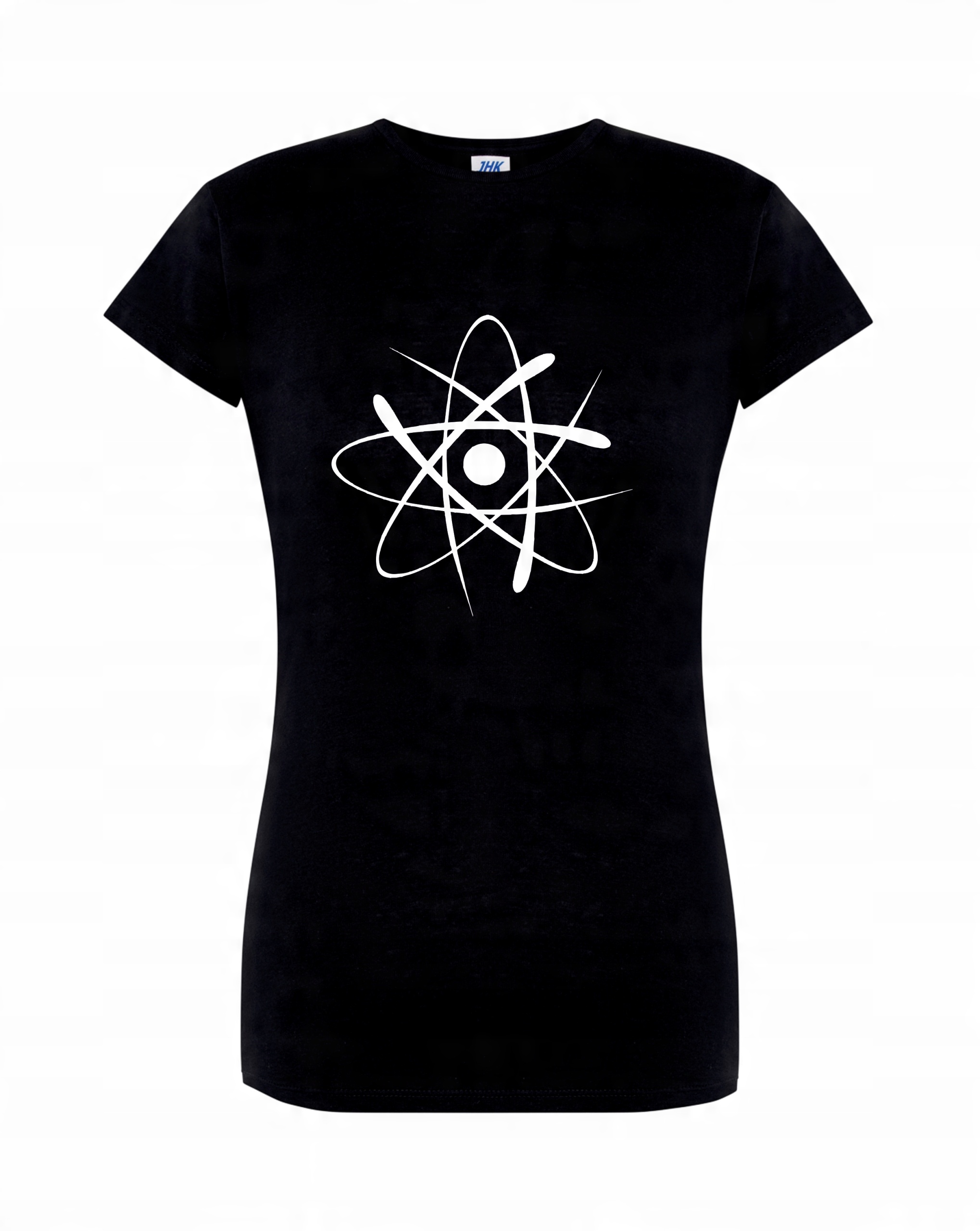 

Damska koszulka z atomem Atom bk/wh S