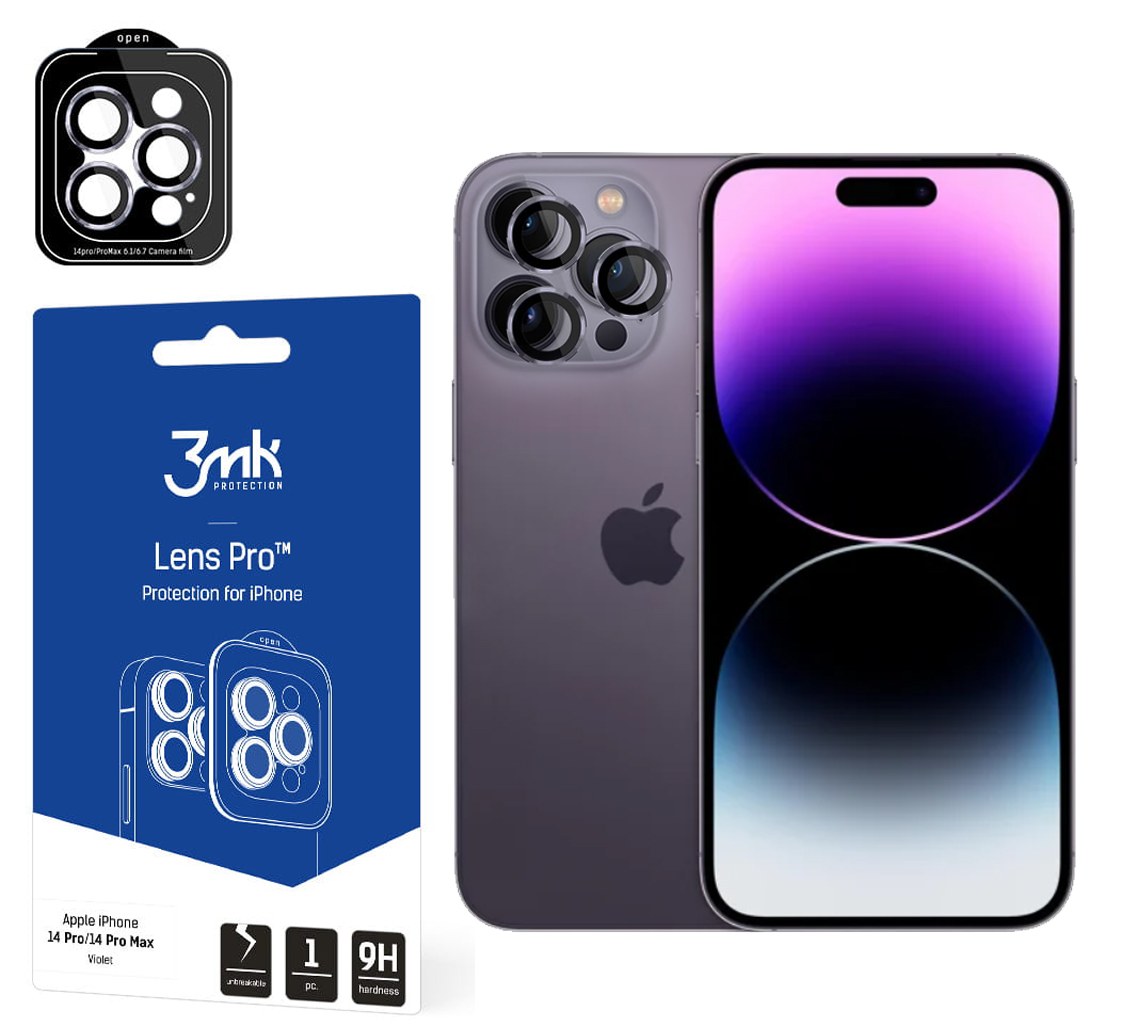 

Lens Pro 3MK Violet do iPhone 14 Pro Pro Max
