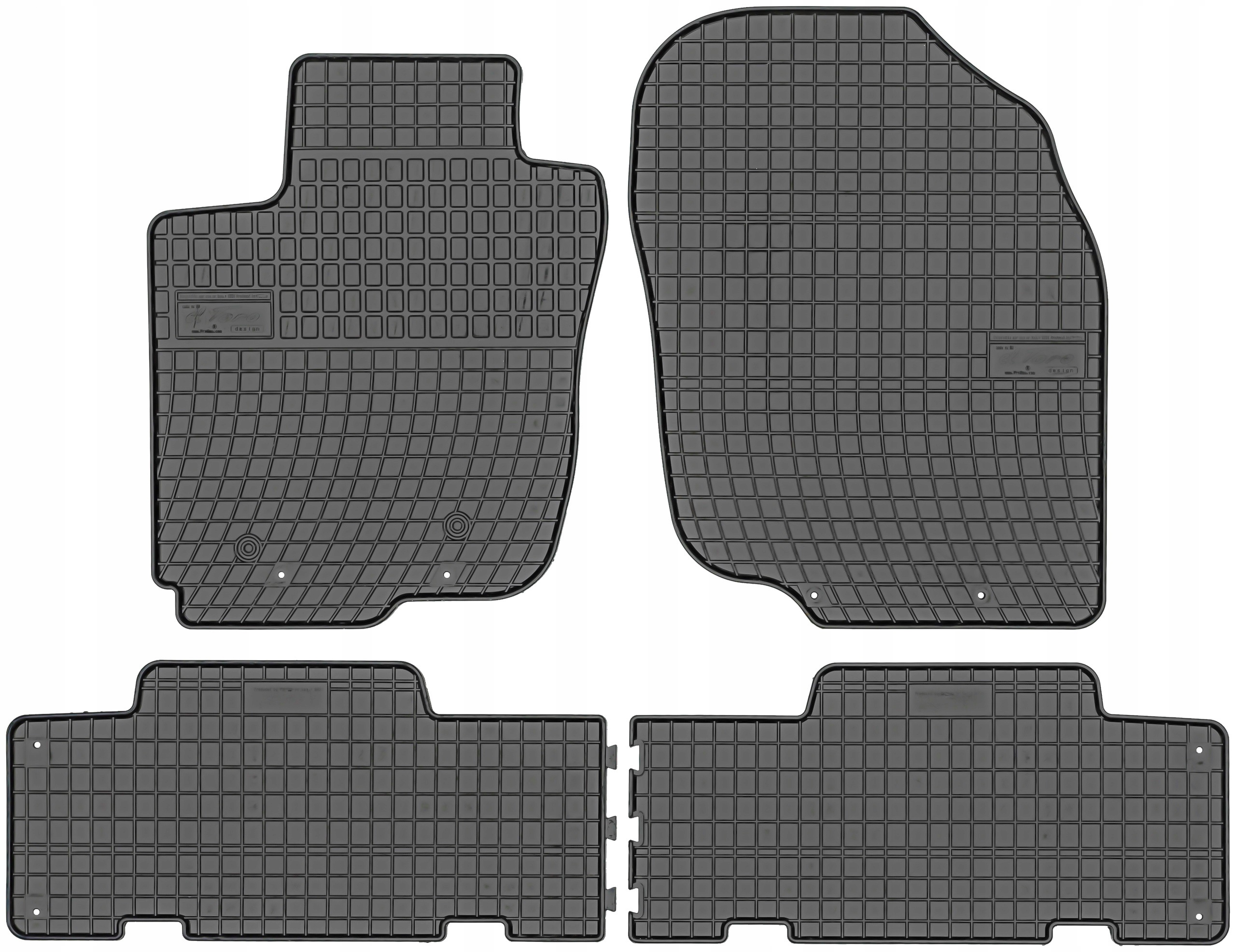 Коврики Ньюстайлинг резиновые 0804 4 el.