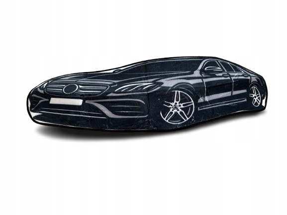 Koberec Sportovní automobil Černý Amg Automobilový Dárek Podložka 40 x 120 cm