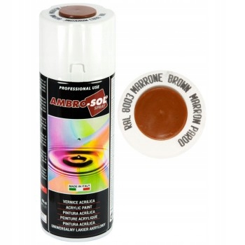 Lakier Ambro Sol spray 400ml Ral 8003 jasny brąz