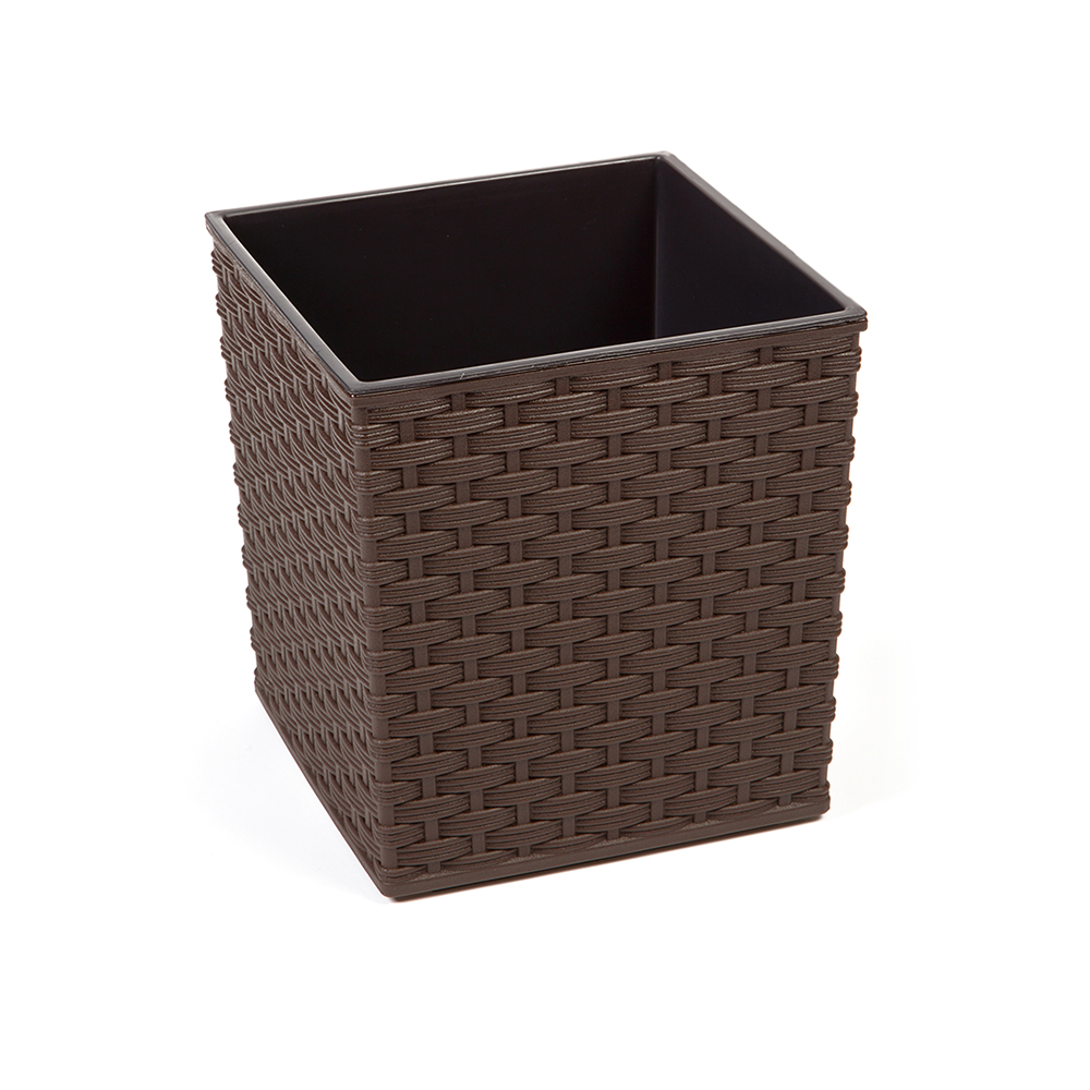 

Doniczka brązowa 40x40 juka rattan donica wkład