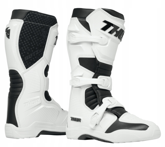 Thor Boot Blitz Xr White/black pánske cross enduro off-roadové topánky 7 40,5