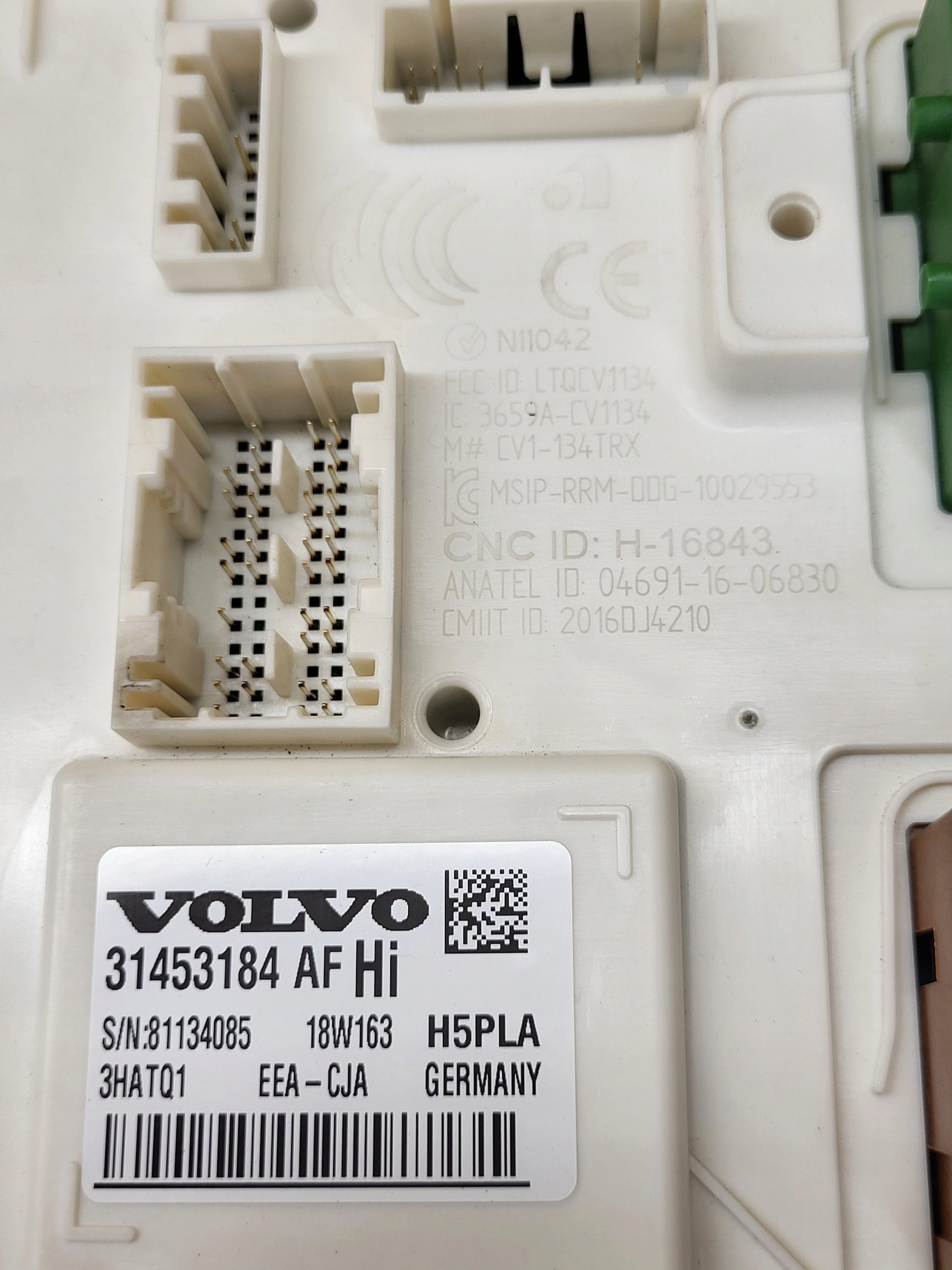 modulo Centralina CEM AF HI VOLVO XC40 2017