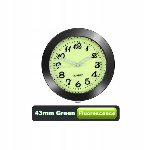 ZEGAREK KWARCOWY Luminous 43mm Black Green