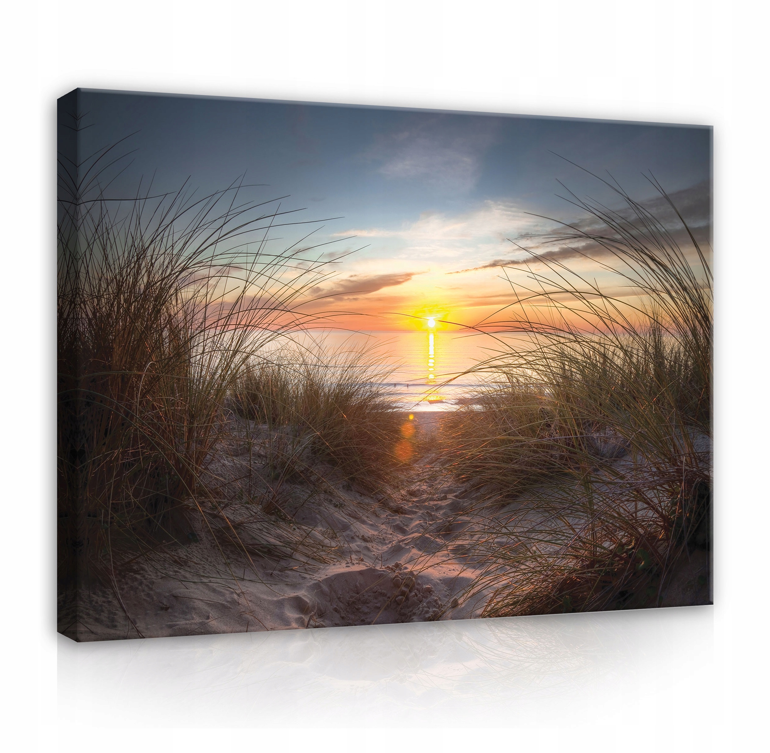 Obraz Pláž Moře Západ Slunce Nebe 120x80