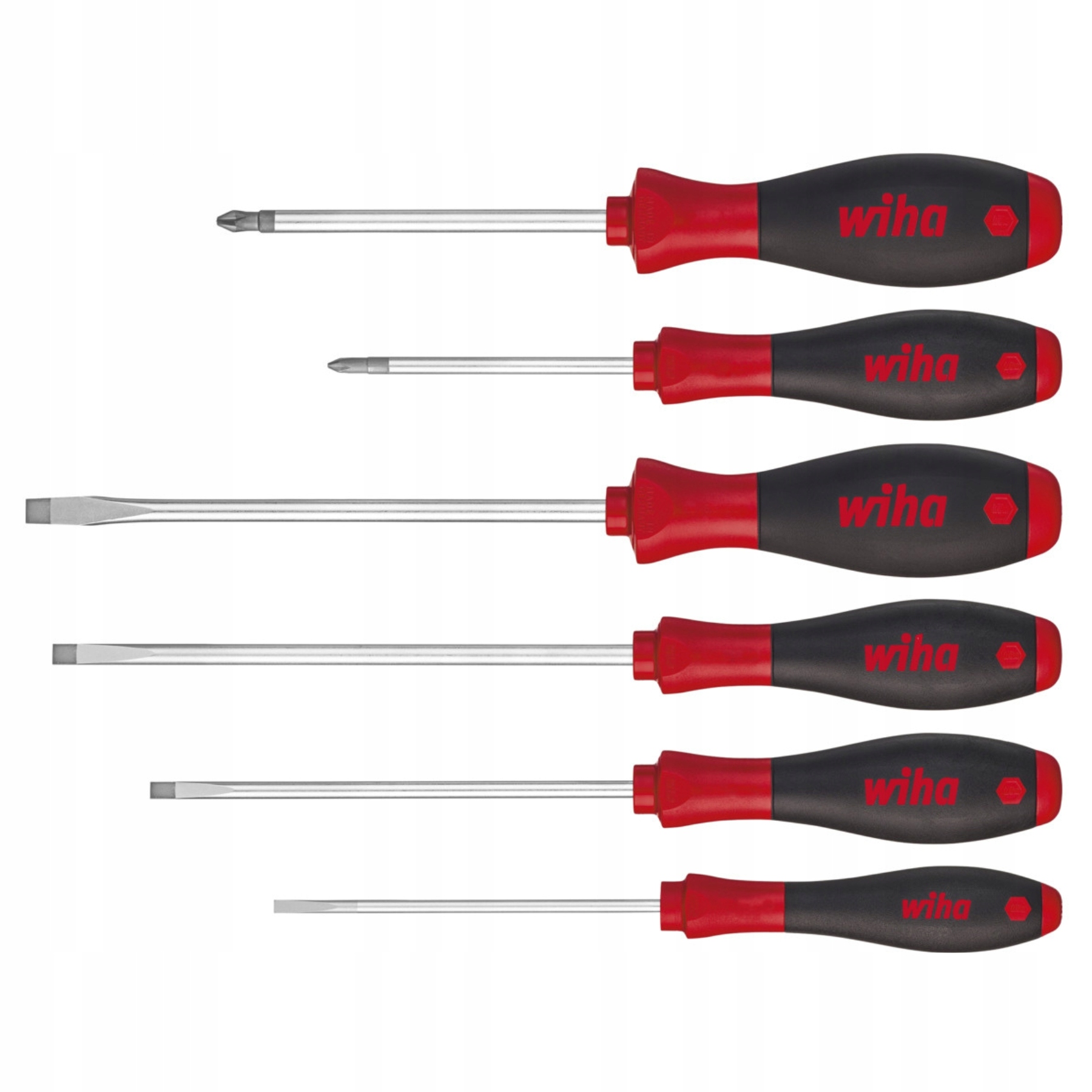 Zestaw Profesjonalnych Wkrętaków Softfinish 07152 Wiha 6 sztuk CrVMo
