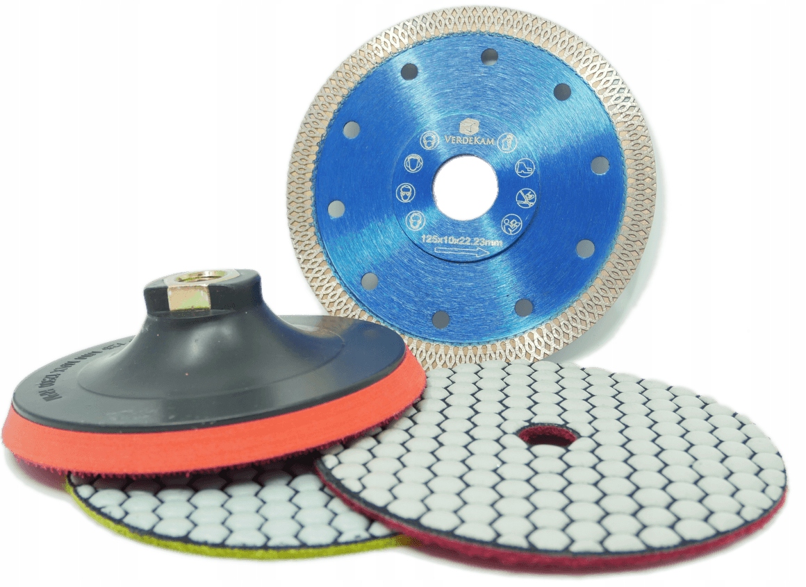 Sada Pro Řezání A Broušení Slinuté Dlažby 125 mm