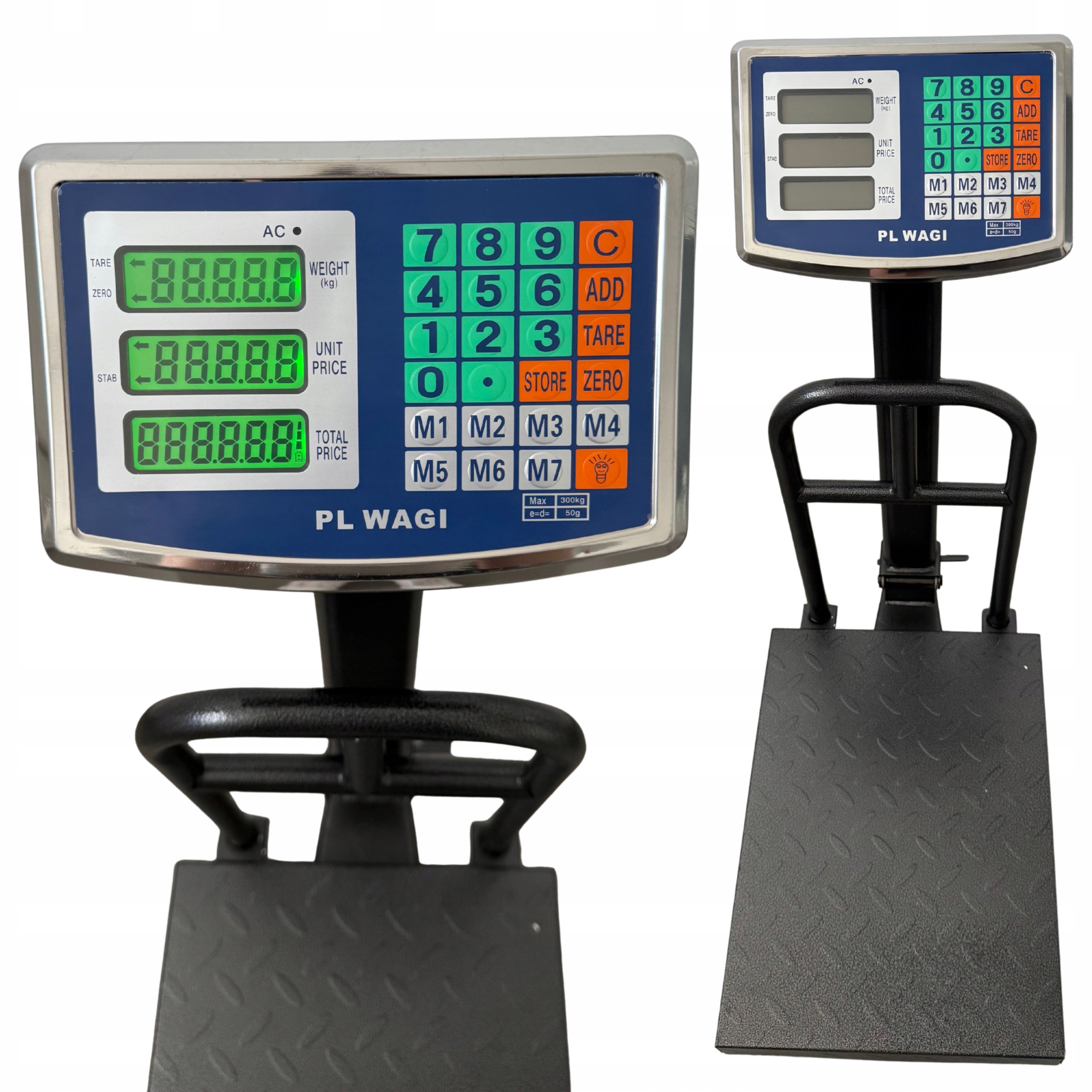WAGA MAGAZYNOWA SKLEPOWA ELEKTRONICZNA WYŚWIETLACZ LCD 300kg
