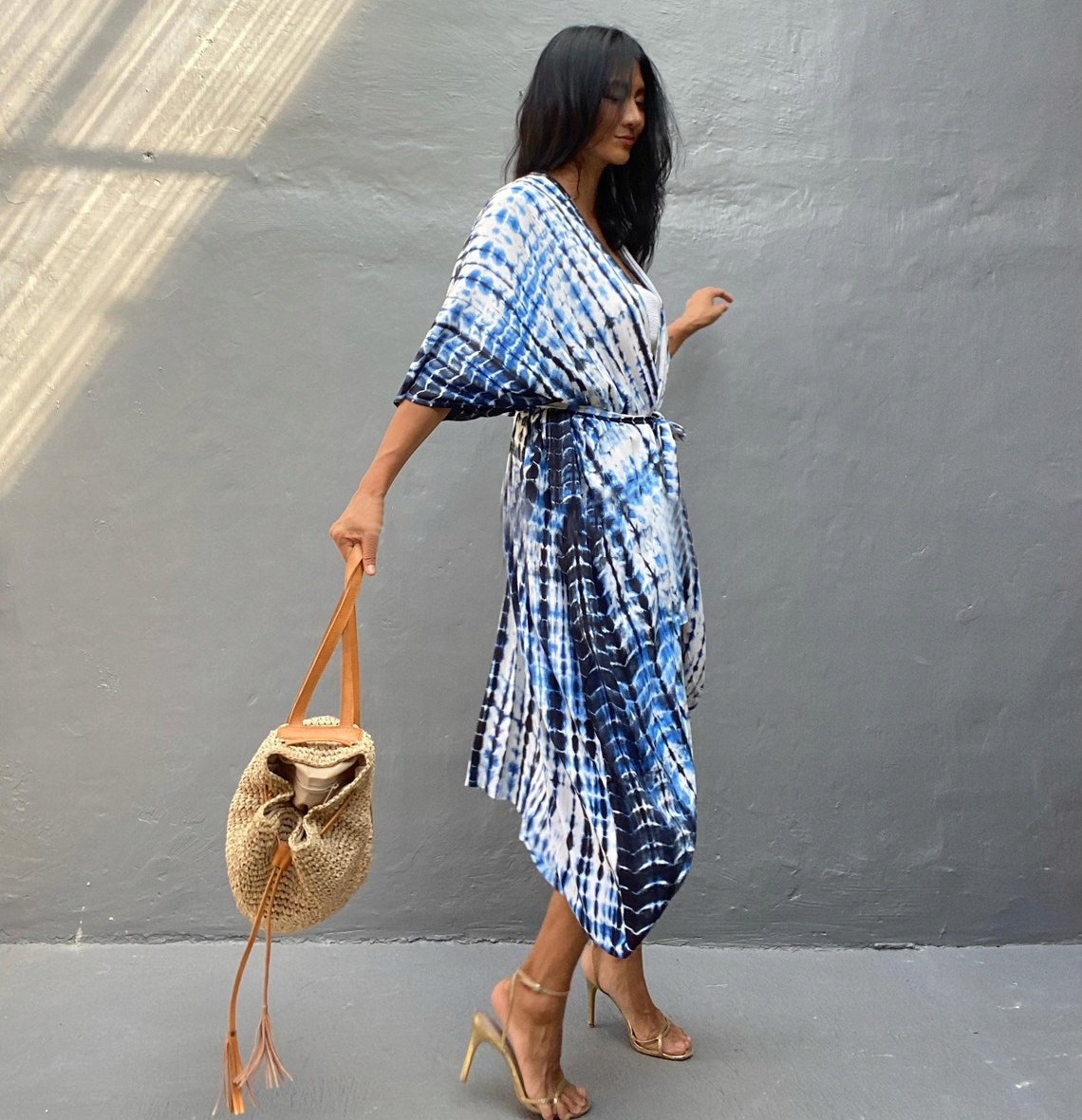 PAREO TUNIKA BOHO LETNIA SUKIENKA DŁUGA NARZUTKA Marka Inna marka