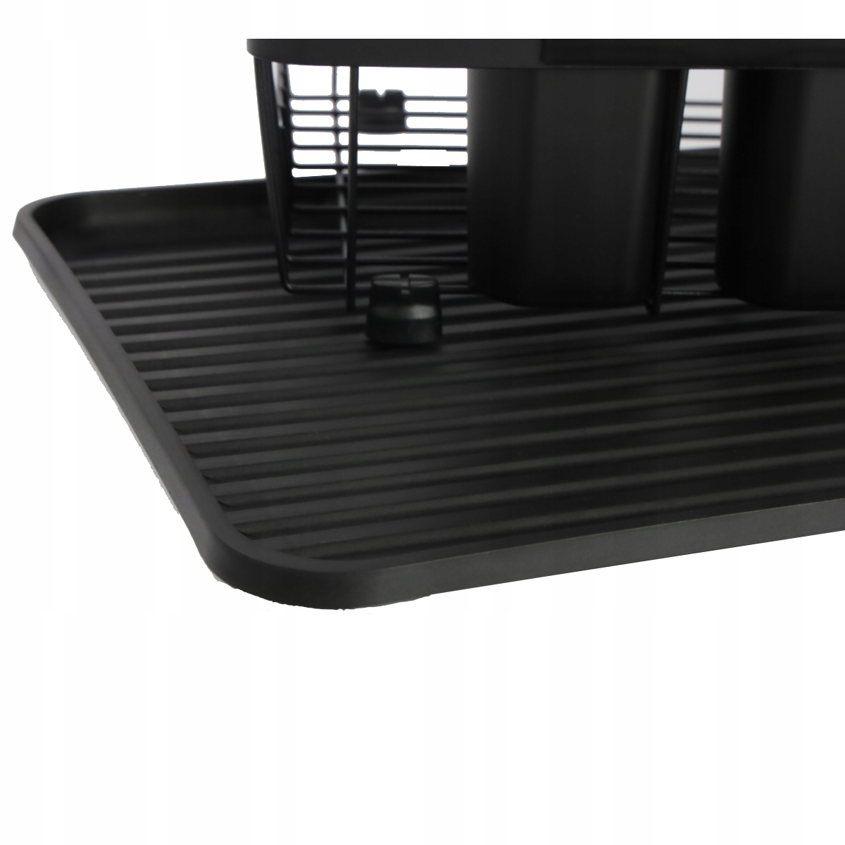 Duża Suszarka ociekacz do naczyń metalowa z rączką 42X31X10,5cm + Gratis Szerokość produktu 31 cm