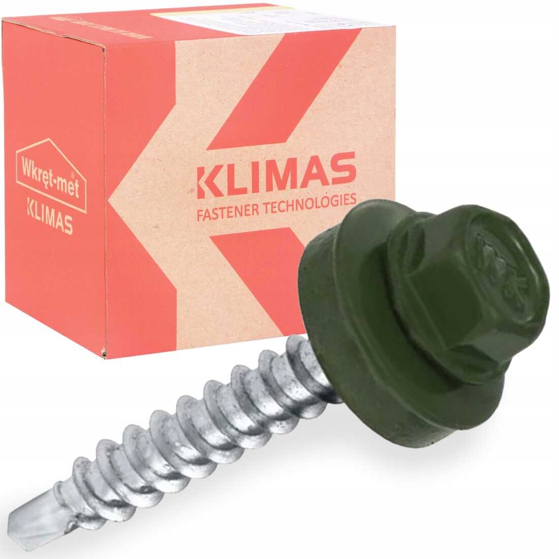 WKRĘTY FARMERSKIE 4,8x35mm RAL 6020 FARMERY 250szt