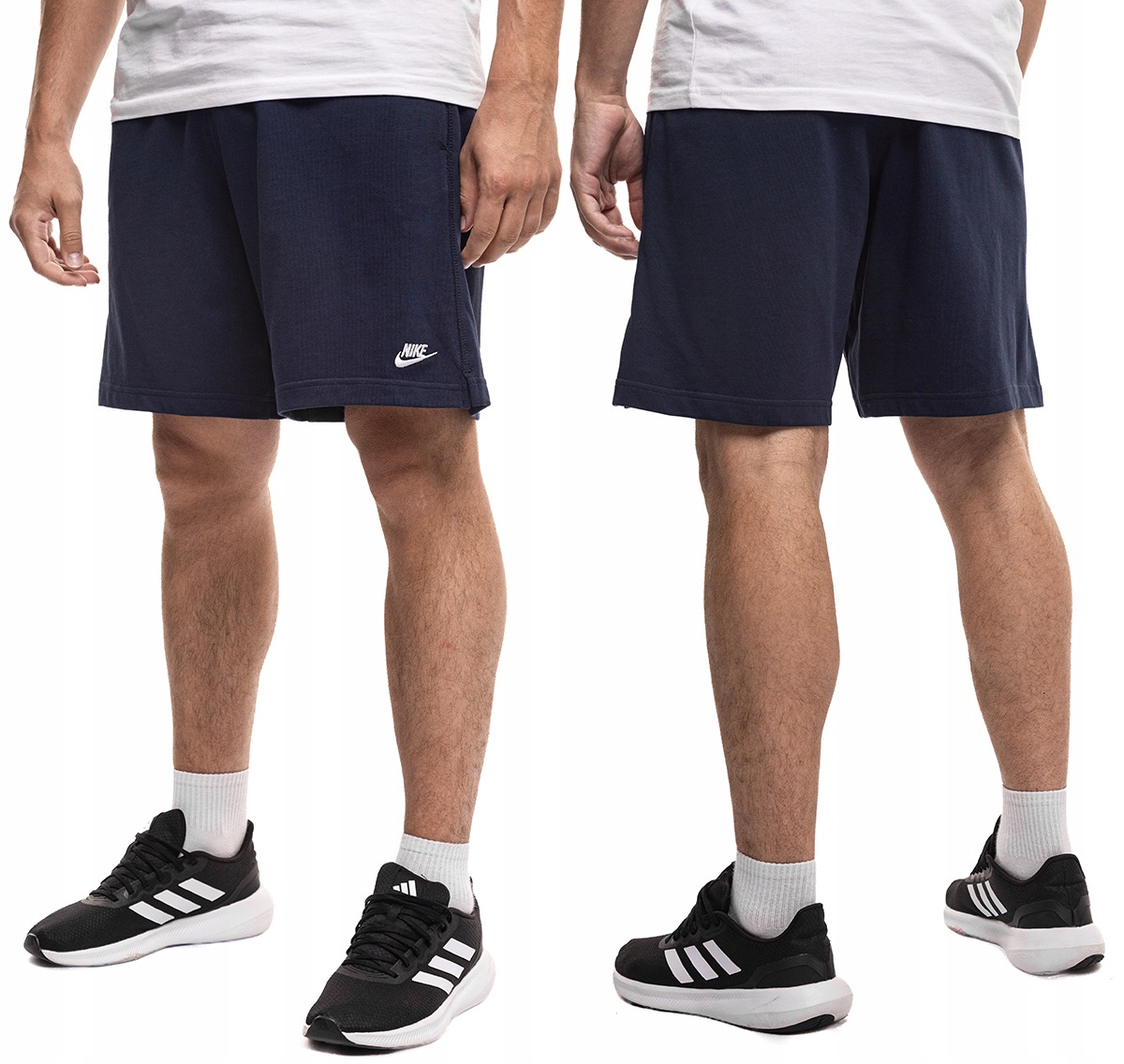 Kraťasy Nike Club Bavlněné Sportovní Krátké Modré Lehké S