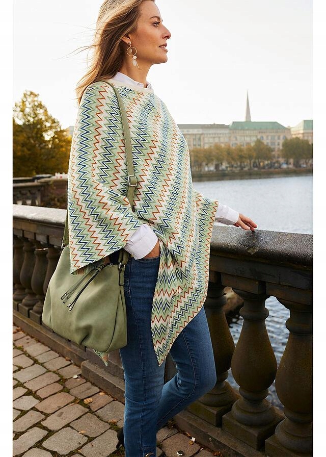 UNIWERSALNY PONCHO oxd Marka Bonprix