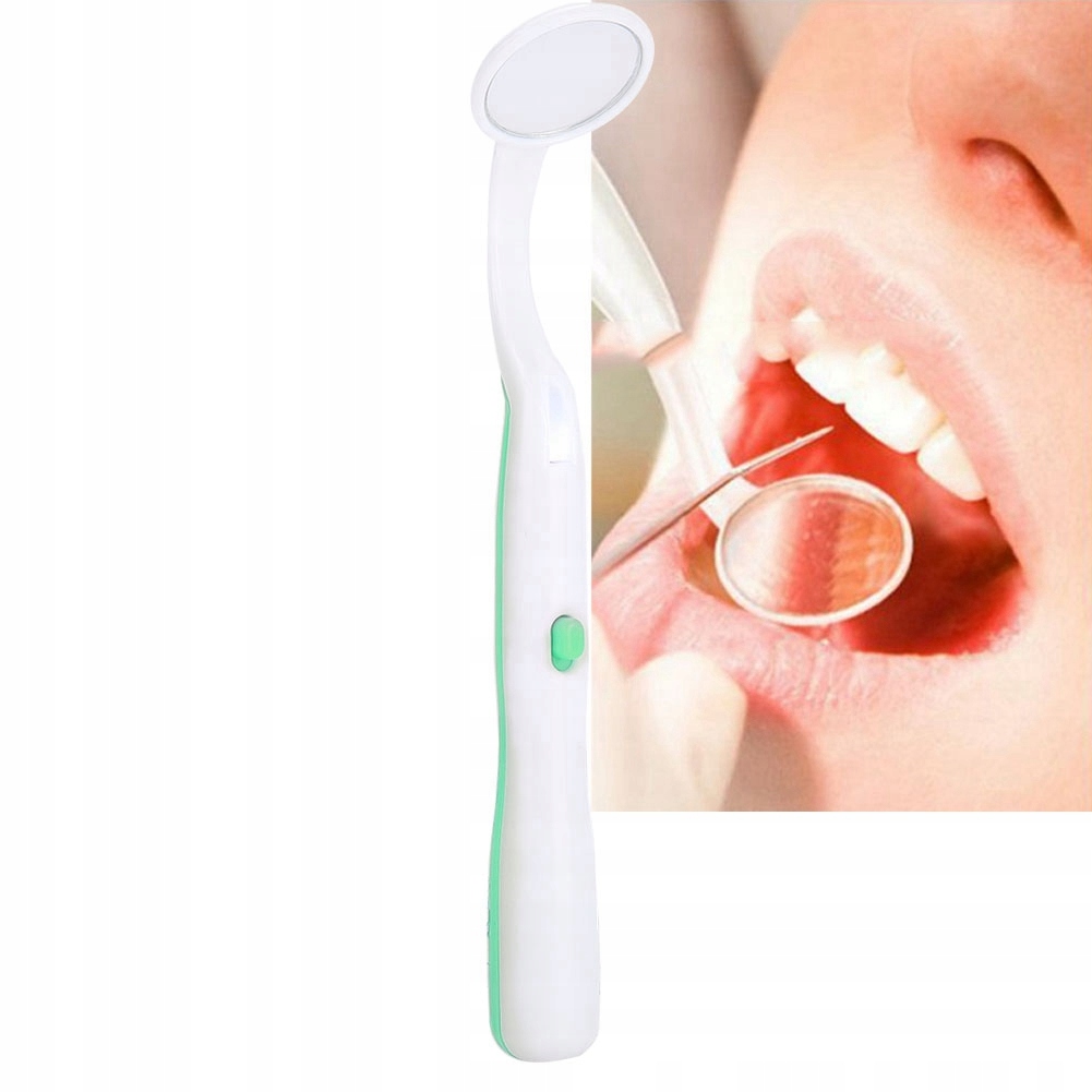 LUSTERKO DENTYSTYCZNE STOMATOLOGICZNE POWIĘKSZA ZE ŚWIATŁEM LED