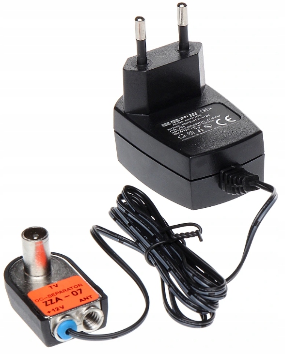ZASILACZ ANTENOWY TV NAZIEMNEJ DVB-T TELMOR ZZA-7 Kod producenta F470-6527-067-03