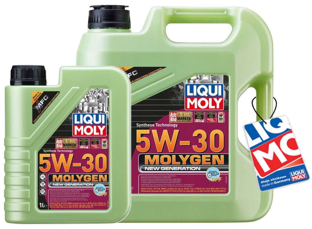 

Liqui Moly Molygen 5W30 5L New Gen. Acea C2 C3 Sn