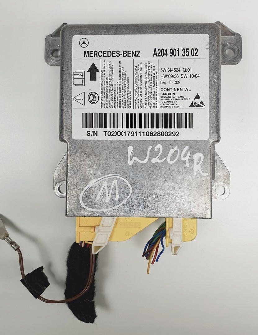 MODUŁ SENSOR AIRBAG MERCEDES W204 A2049013502 A2049013502 za 80 zł z