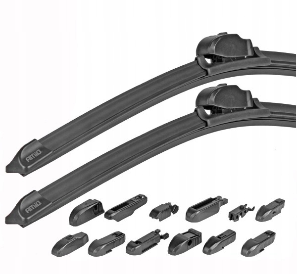 Wycieraczki Pióra Samochodowe 600x480 MM Płaskie Zestaw