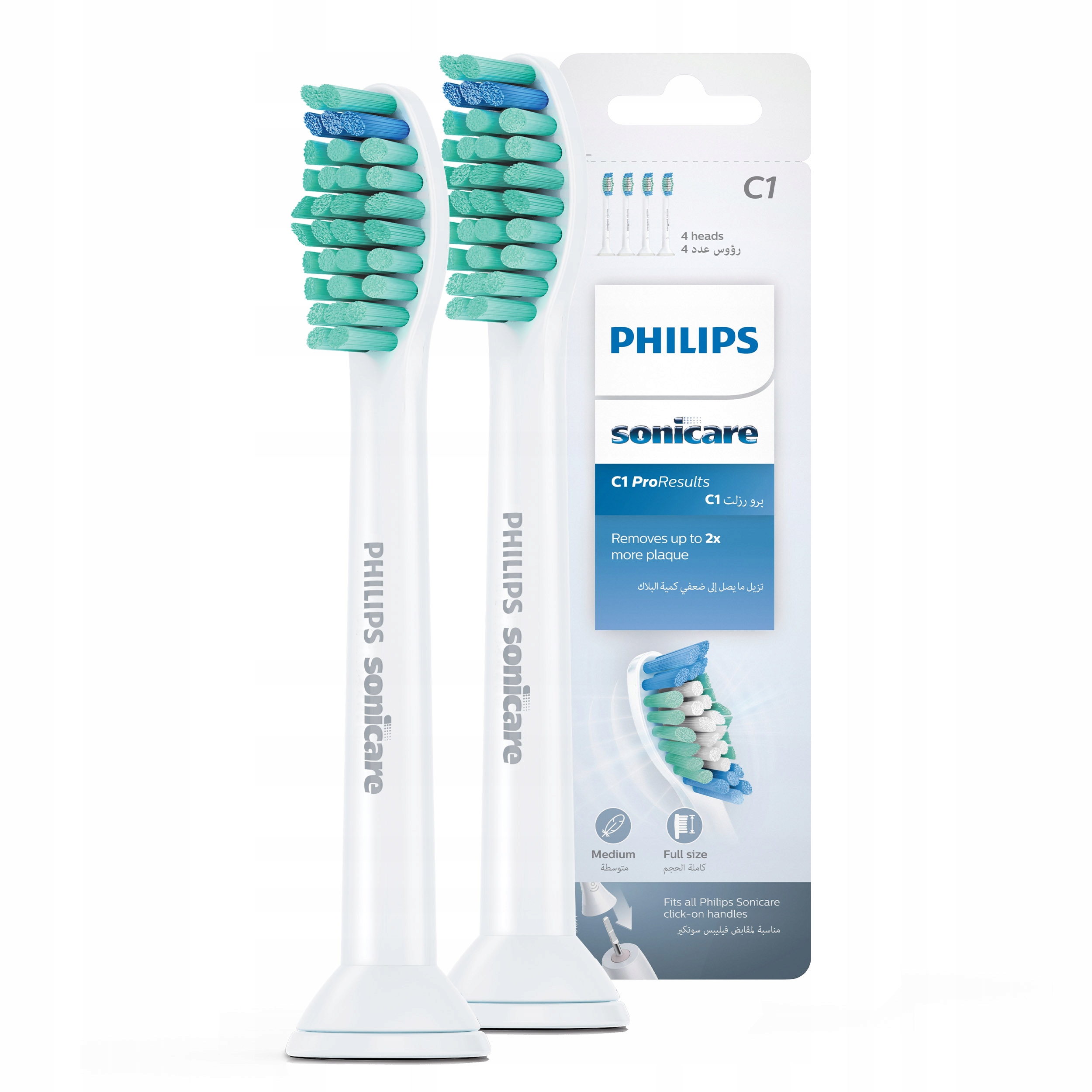 2x końcówki Philips Sonicare ProResults HX6012/07