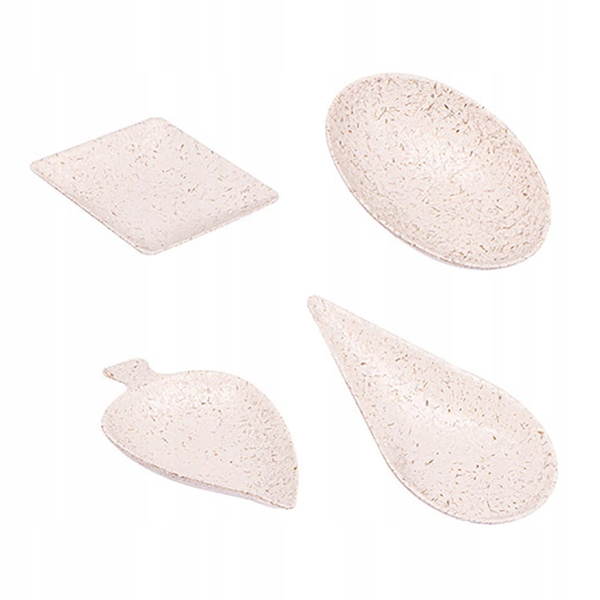 

Miseczki fingerfood 4 różne kształty natural 12szt