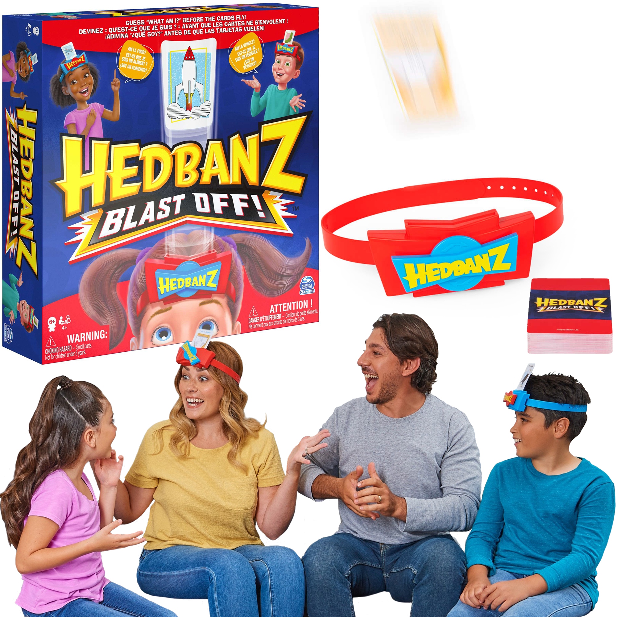 

Hedbanz Blast Off! Czółko Rodzinna Gra Imprezowa