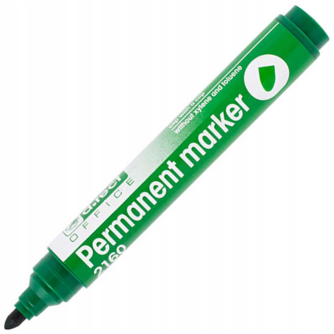 

Marker permanentny pisak Zielony okrągła końcówka