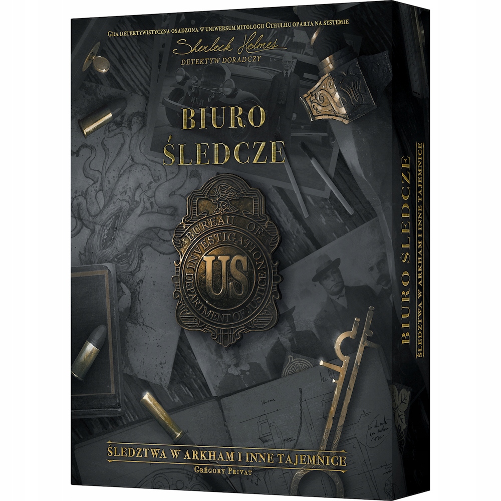 

Gra Biuro Śledcze Śledztwa w Arkham i tajemnice