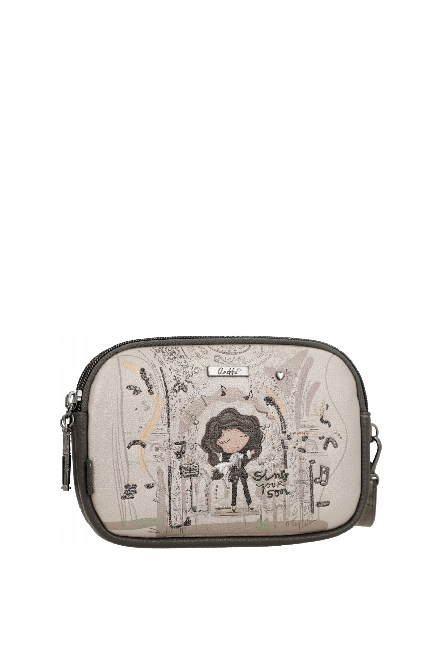 kosmetyczka saszetka damska Anekke 43807-378 Orchestra etui na telefon