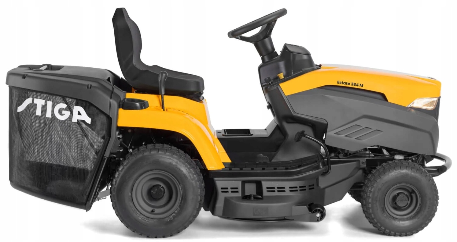 POTĘŻNY TRAKTOREK OGRODOWY STIGA ST400 414CC 84CM KOSZ HYBRYDOWY PRZYCZEPKA Szerokość koszenia 84 cm