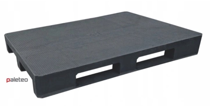 Plastová Paleta 120x80 Protiskluzová Černá 1280A