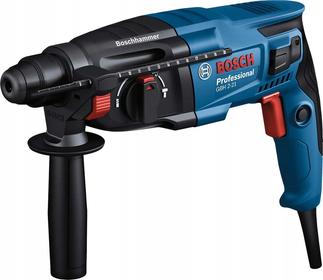BOSCH Professional Młotowiertarka GBH 2-21 SDS Plus 3 Wiertła 6/8/10 mm — miniatura 2
