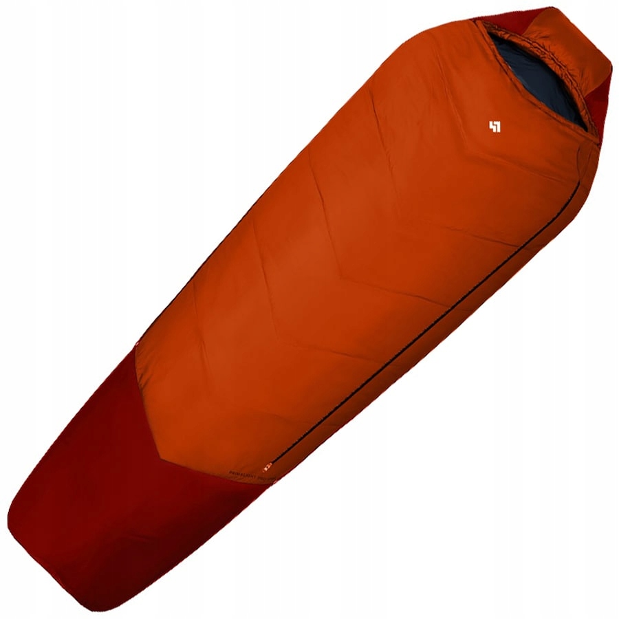 Turistický spací pytel mumie Alpinus Primalight Pro 1200 Oranžový levý