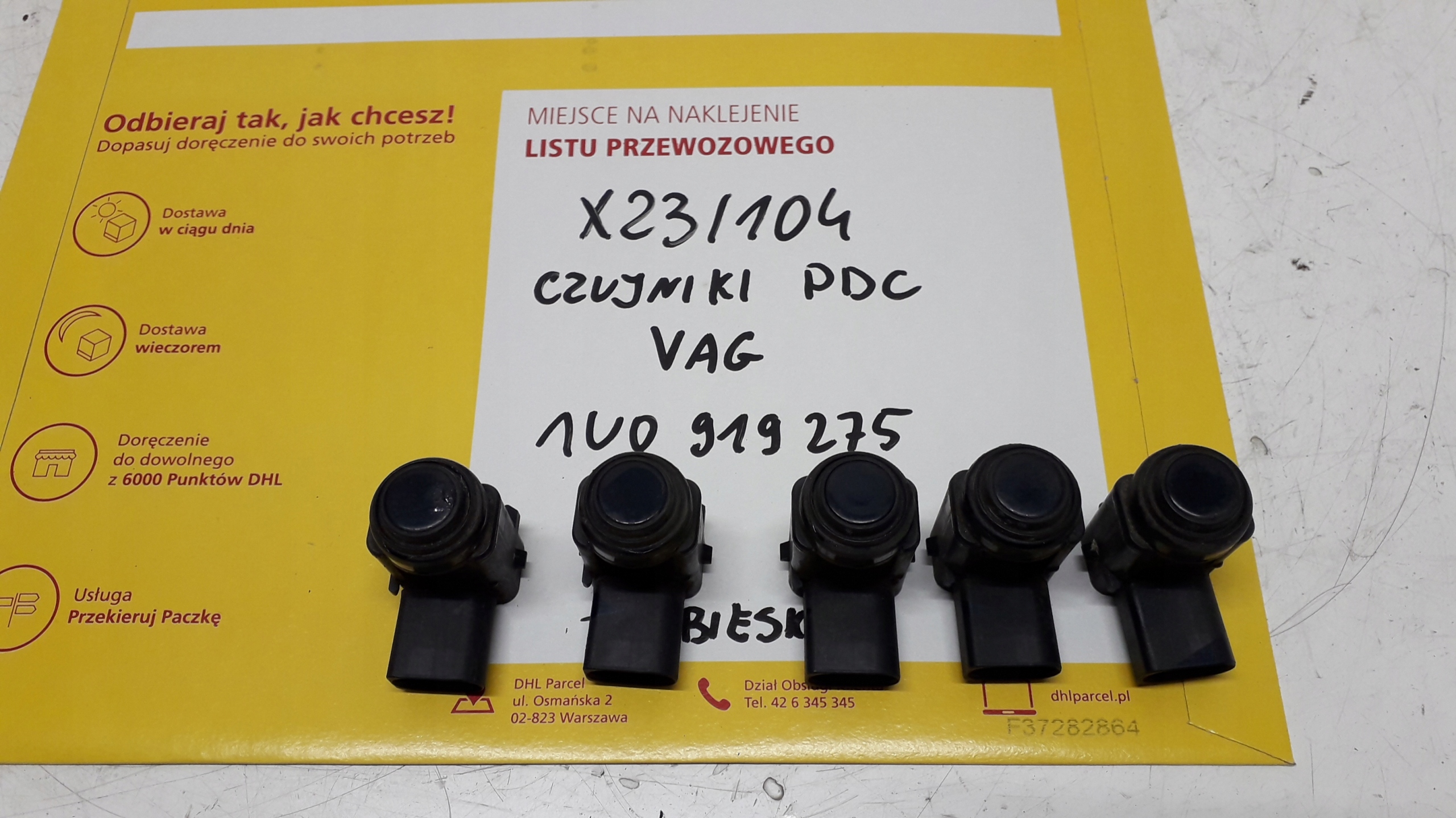 VW AUDI SEAT SKODA CZUJNIK PARKOWANIA 1U0919275