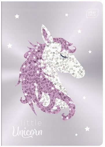 Zeszyt A5 16k kratka metaliczny INTERDRUK SHINE