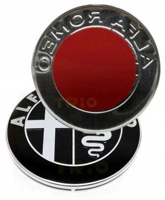 

Emblemat czarny znaczek Alfa Romeo 147 156 159 166