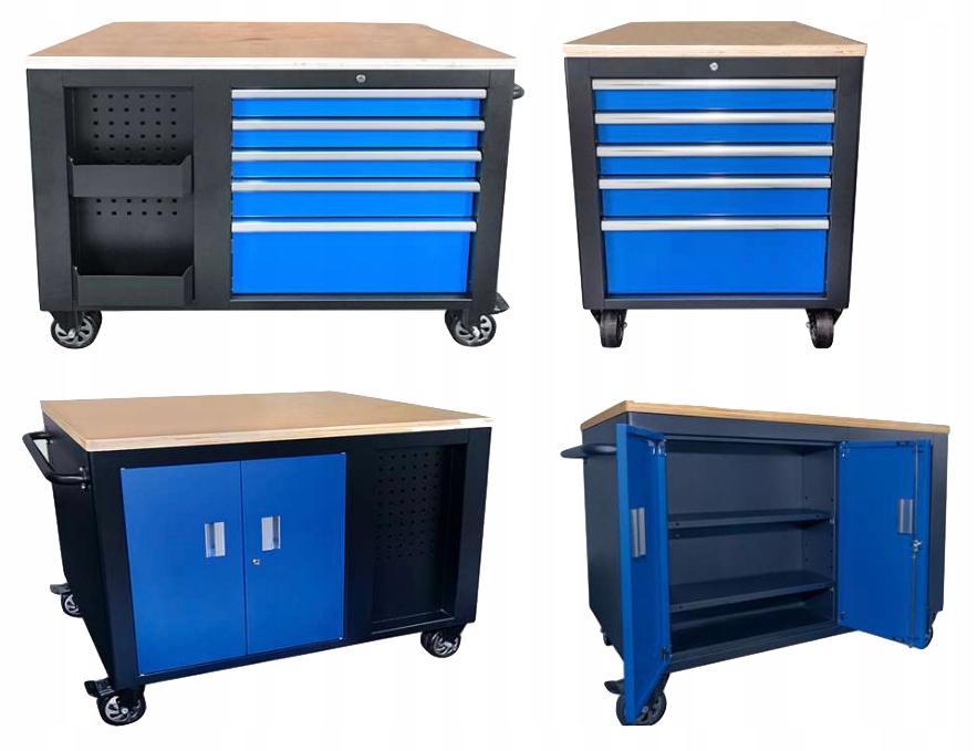 Шкаф столешницы тележки мастерской короля Тони 1141кс730мм