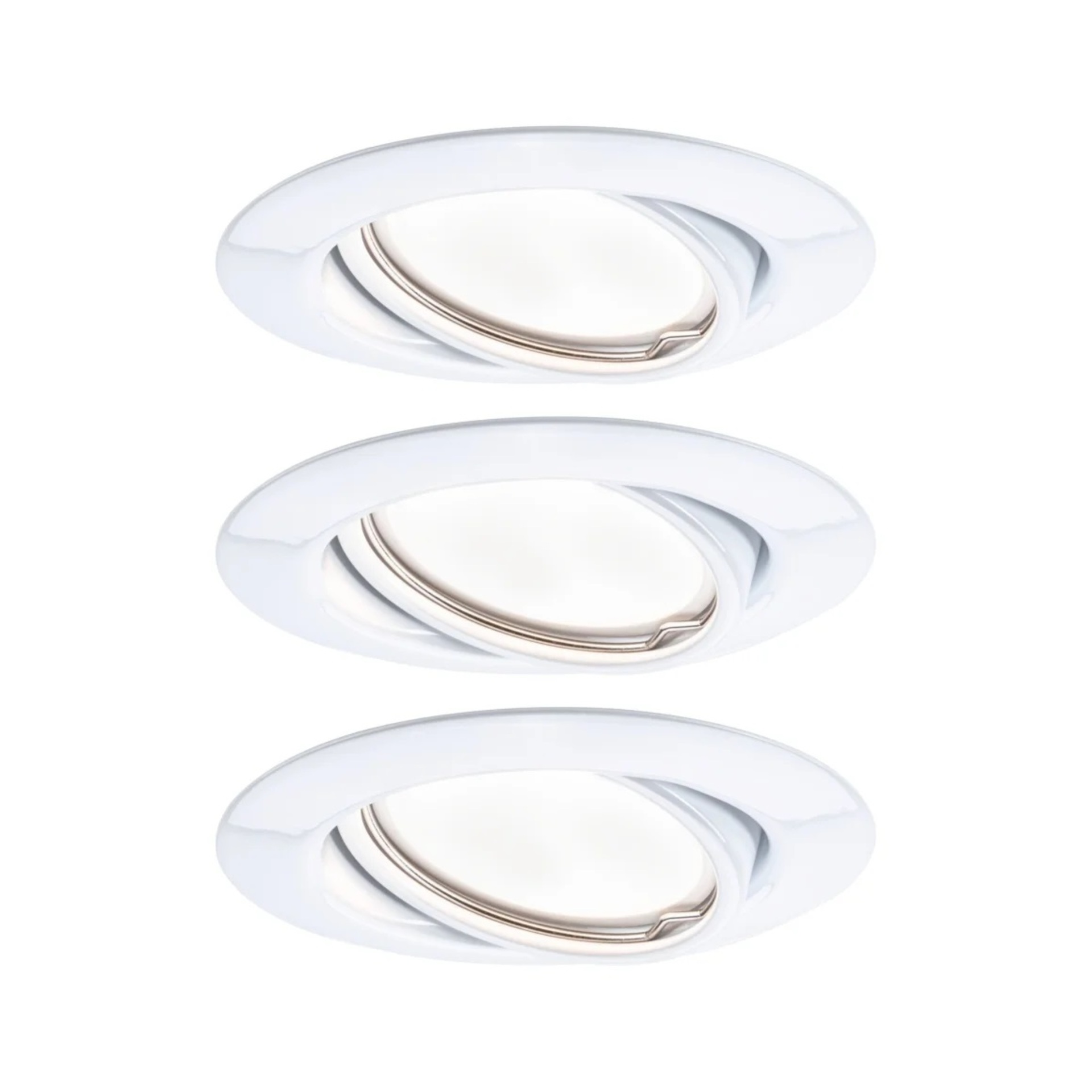 Paulmann Led vestavné svítidlo Base 3x5W GU10 bílé, nastavitelné